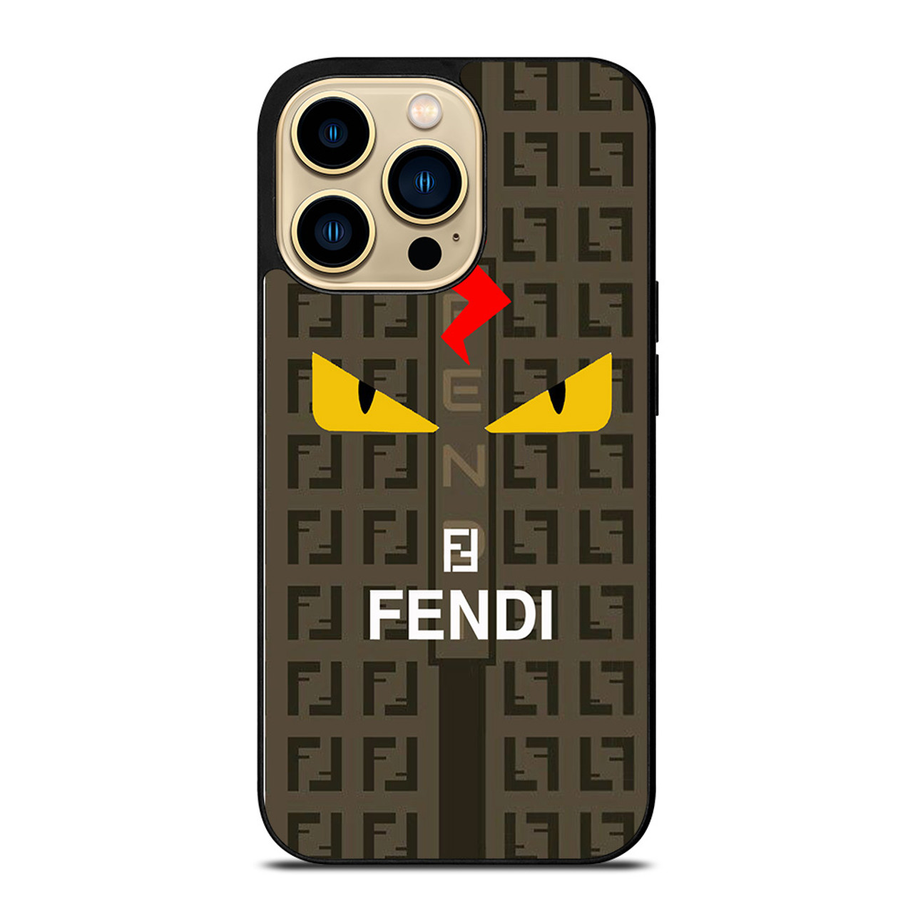 FENDI ROMA EYES LOGO iPhone 14 Pro Max Case Cover